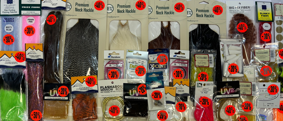 % SALE BINDEMATERIAL & HAKEN %