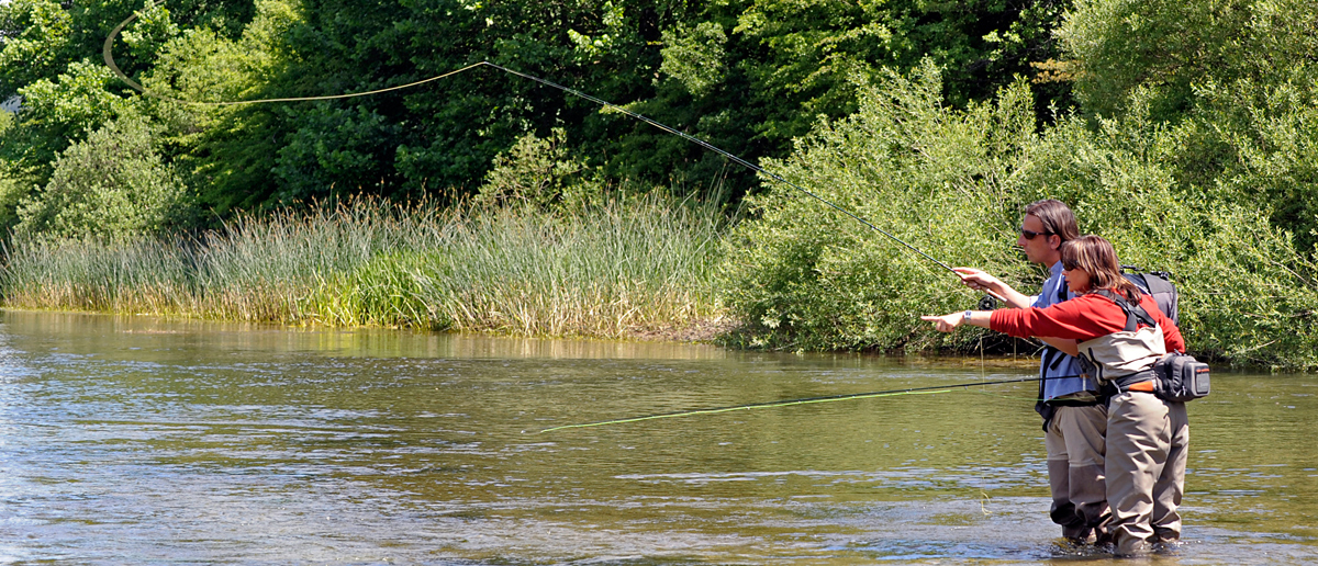 Fliegenfischen lernen Anfängerkurs Einsteigerkurs bei Flyfishing Europe 