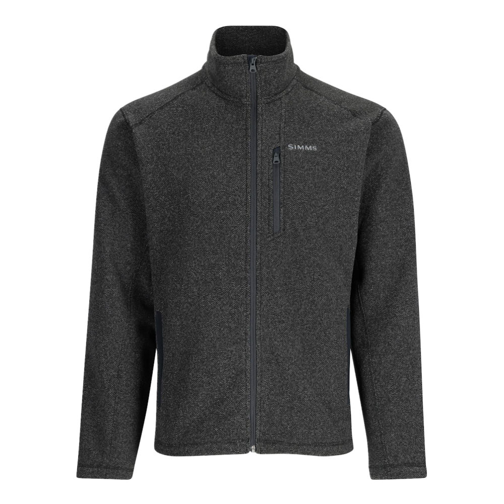 Black full zip sweater hot sale