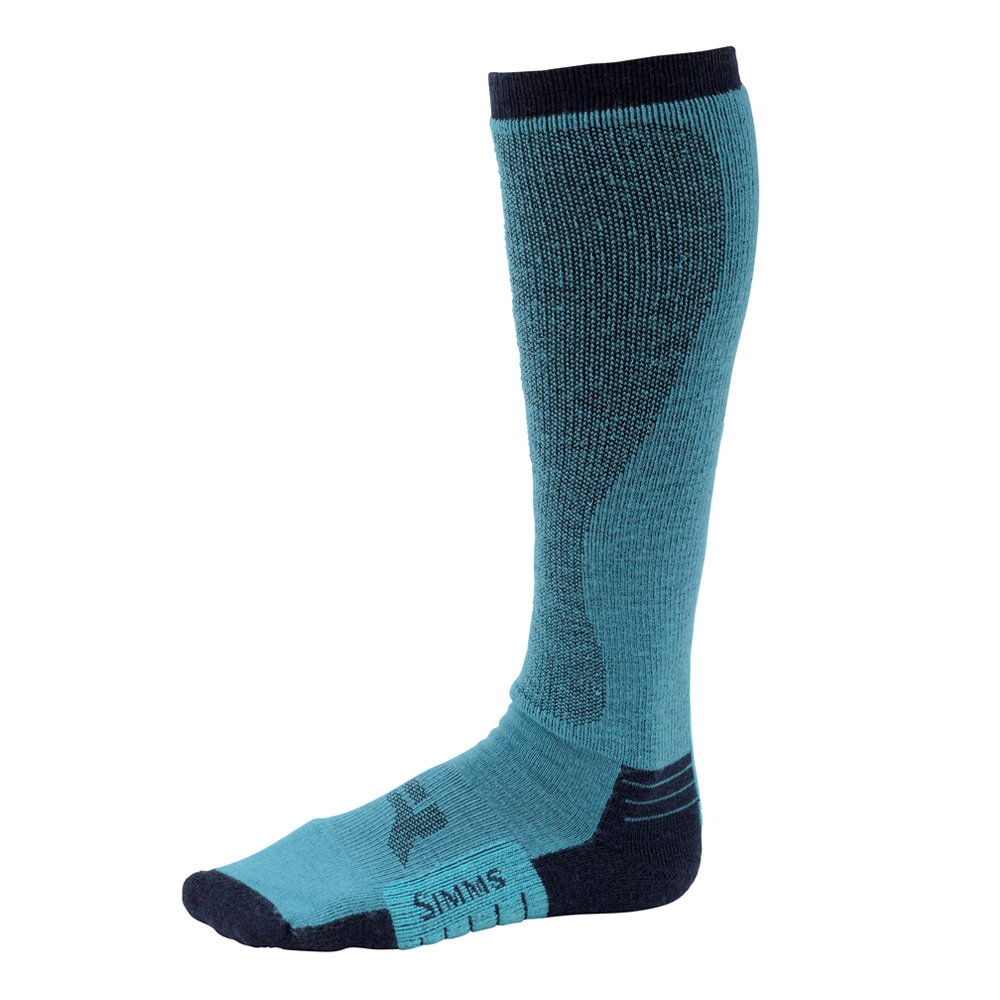 S L ON SALE NOW! SIMMS Womens Guide Midweight OTC Socks Color Lagoon 