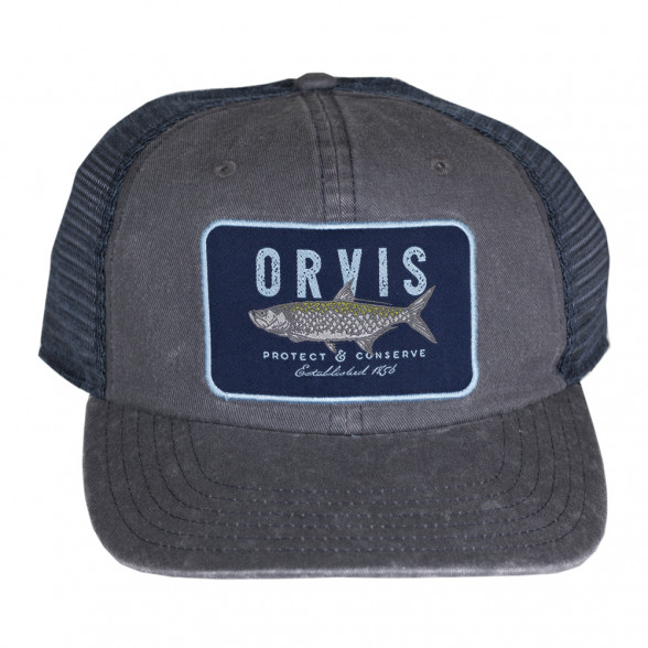 Orvis Saltwater Slam Trucker Cap Kappe graphite