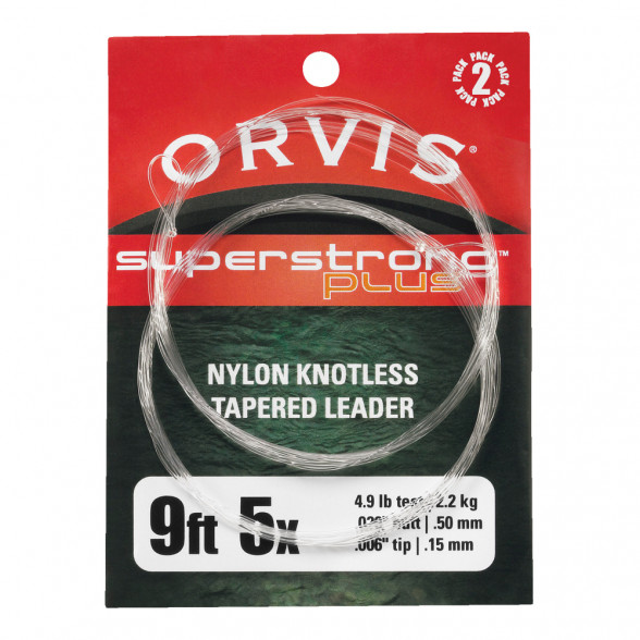 Orvis Superstrong Plus Leader 2er-Pack Fliegenvorfaecher