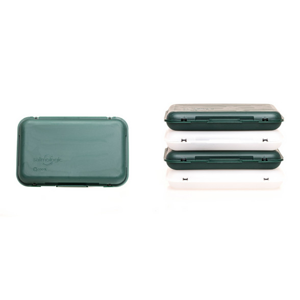 Salmologic Salmo Fly Box Fliegenbox Tube and Hook