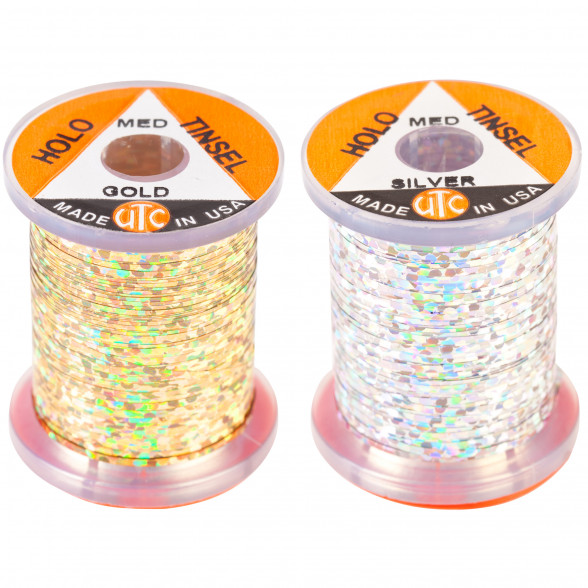 UTC 3-D Holographic Tinsel zum Fliegenbinden unter Fliegenbindematerial bei Flyfishing Europe