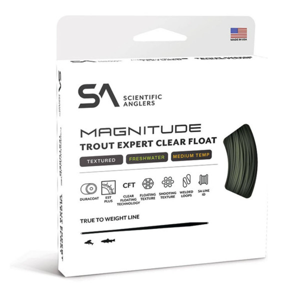 Magnitude Trout Expert Sage Green/Clear Scientific Anglers Fliegenschnur