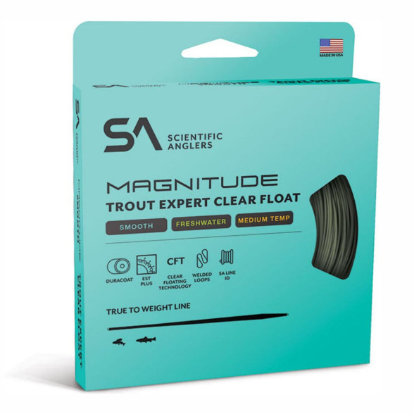 Magnitude Smooth Trout Expert Sage Green/10' Clear Tip Scientific Anglers Fliegenschnur
