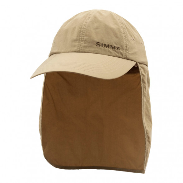 Simms Bugstopper SunShield Cap Sonnenschutz Kappe cork