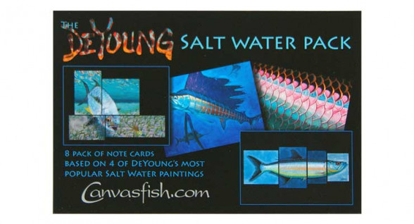 Simms Postkarten DeYoung Saltwater Pack für Fliegenfischer bei Flyfishing Europe