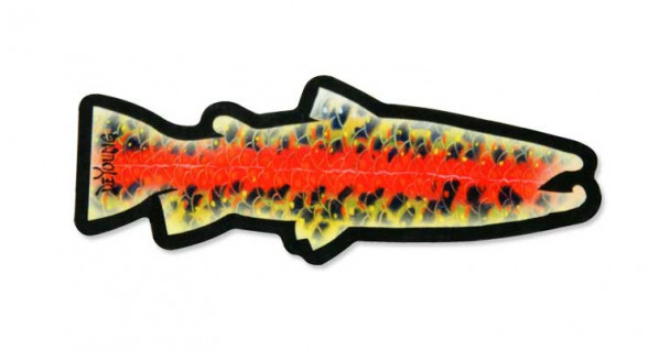 Fischmagnet SIMMS Magnet DeYoung Rainbow Trout für Fliegenfischer bei Flyfishing Europe