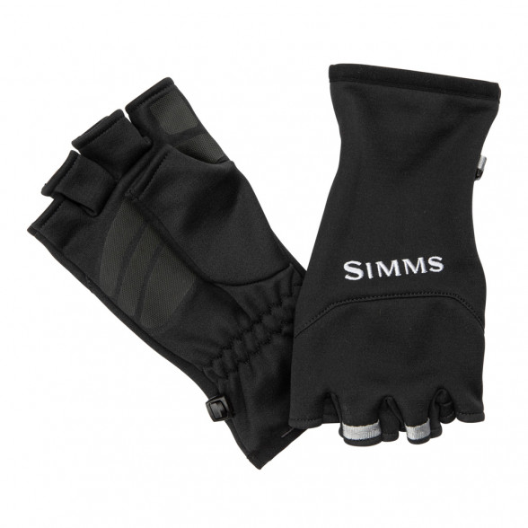 Simms Freestone Half Finger Glove Handschuhe schwarz