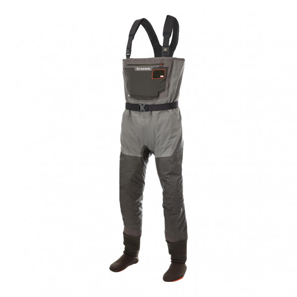 Simms G3 Guide Stockingfoot Wathose GoreTex gunmetal