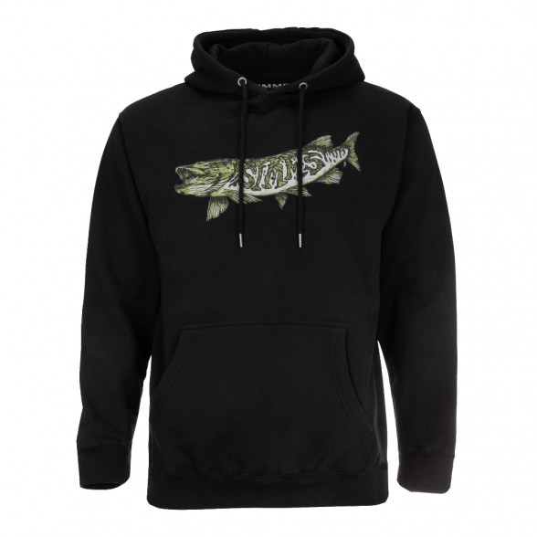 Simms Keeler Musky Hoody Kapuzenpullover black