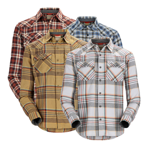 Simms Santee Flannel Shirt Langarm-Flanellhemd