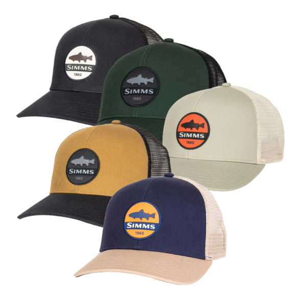 Simms Trout Patch Trucker Cap Kappe