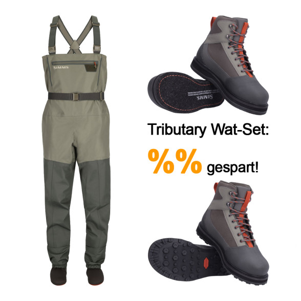 Simms Wat-Set Tributary Wathose Tributary Watschuhe basalt