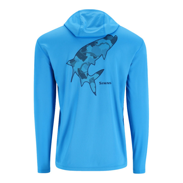 Simms Tech Hoody Artist Serie seaport / Tarpon RC nightfall Rueckseite