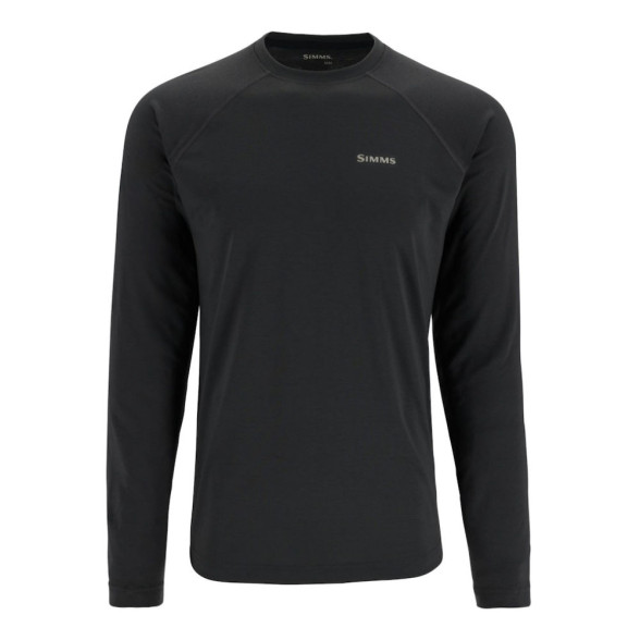 Simms Lightweight Baselayer Top carbon Shirt