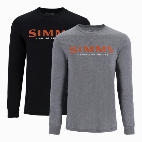 Simms Logo Shirt LS Langarm-Shirt