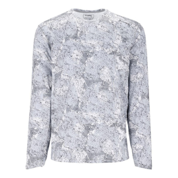 imms SolarFlex Crewneck Shirt back eddy white - Sonnenschutzshirt