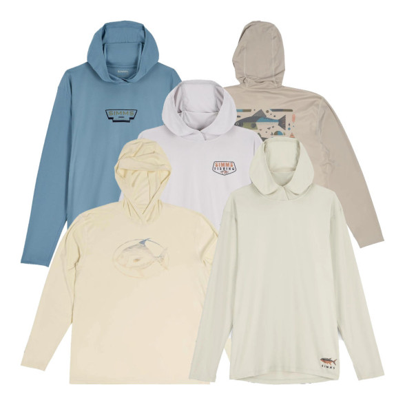 Simms Tech Hoody Artist Serie Sonnenschutz-Kapuzenshirt