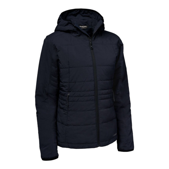 Simms Womens Fall Run Hooded Jacket Damen-Kapuzensteppjacke Vorderansicht