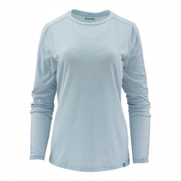 Simms Womens Bugstopper Tee Langarm Shirt blue chill