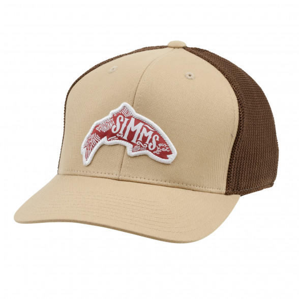 Simms Flexfit Trucker Cap Acorn