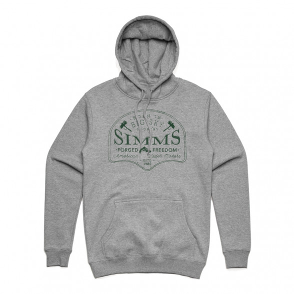 Simms Big Sky Hoodie Kapuzenpullover grey heather