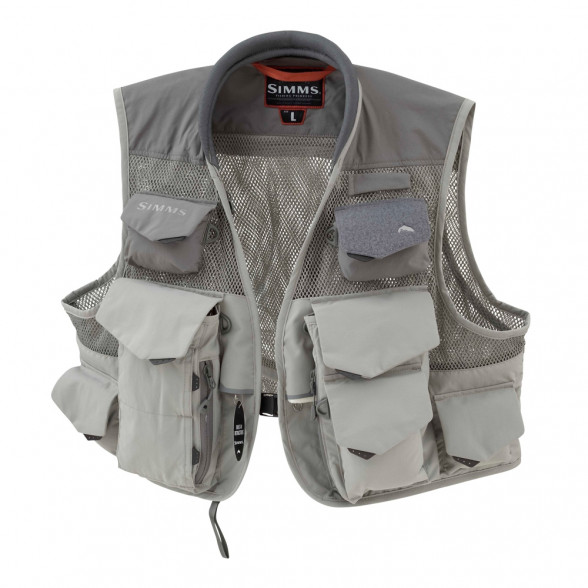 Simms Weste Vertical Mesh Vest boulder