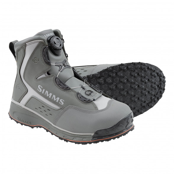 Simms Rivertek 2 Boa Watschuh Vibramsohle, lead, bei Flyfishing Europe