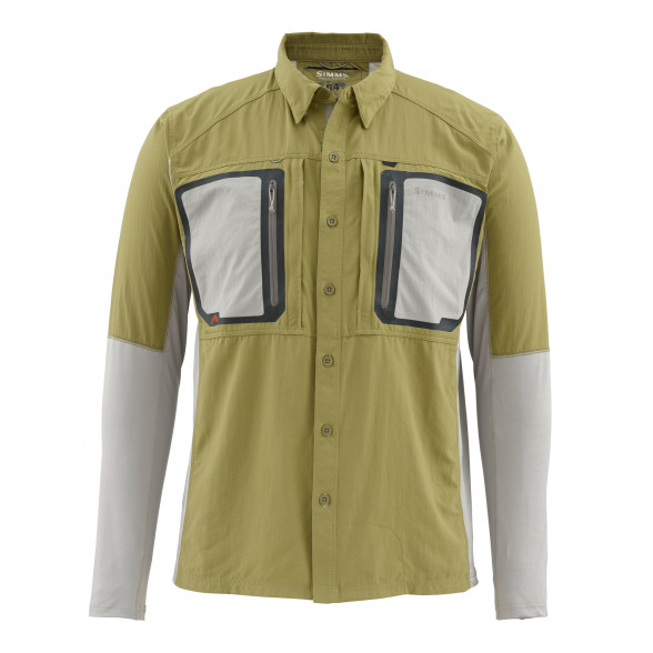 Simms Hemd Taimen Tricomp Shirt Army Green