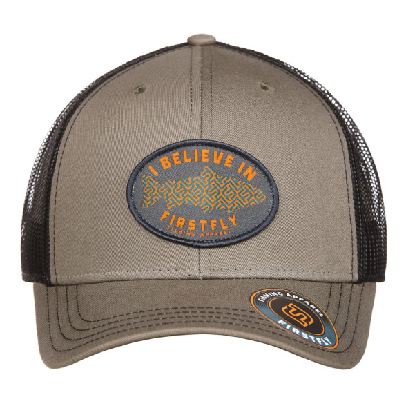 Firstfly Believe In Cap olive-black Vorderansicht