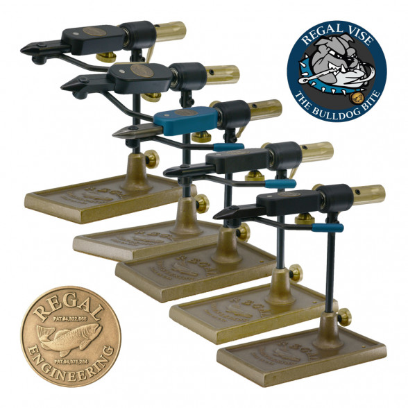 Regal Revolution Vise Bindestock Bronze Traditional Tischplatte