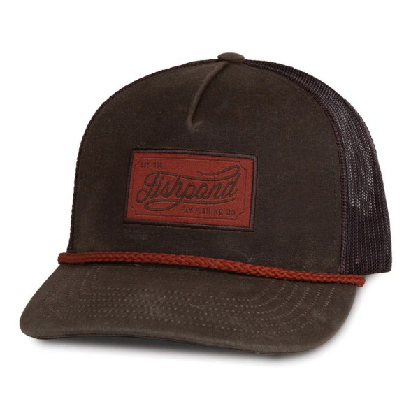 Fishpond Heritage Trucker Hat peat moss