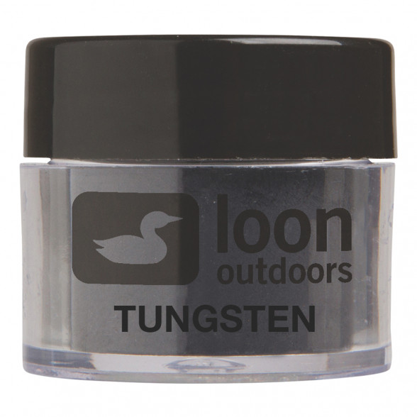 Loon Flytying Powder Fliegenbindepuder Tungsten zum Fliegenfischen bei Flyfishing Europe.