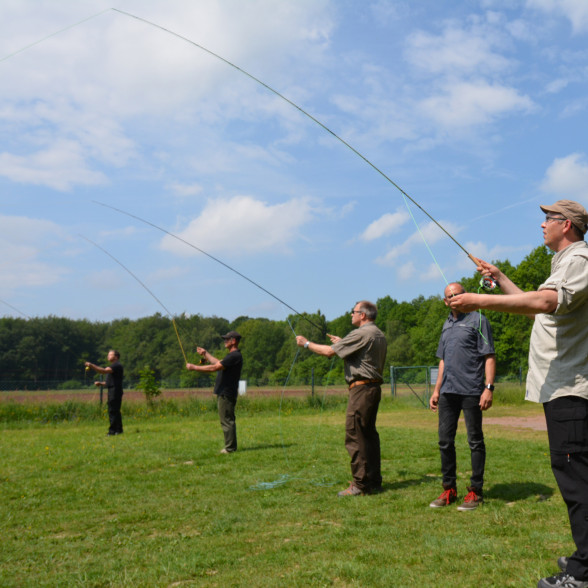 Werfen mit der Fliegenrute Flyfishing Europe