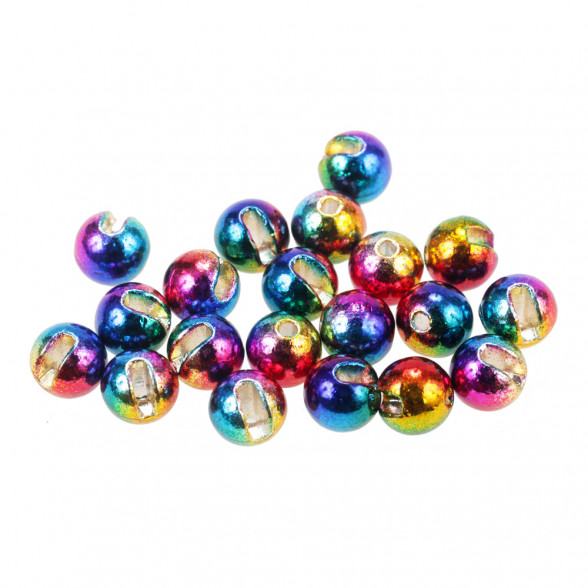 Tungsten Perlen Profi geschlitzt rainbow