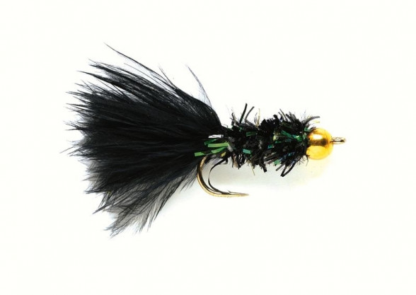 Nugget Cactus Fly Streamer black Forellenstreamer