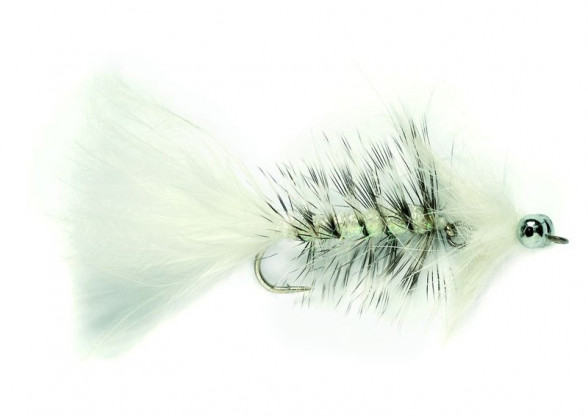 Beadchain Lazy Bugger white Gelenkstreamer