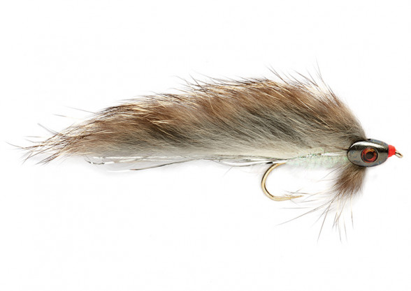 Natural Zonker Skullhead Streamer Fulling Mill