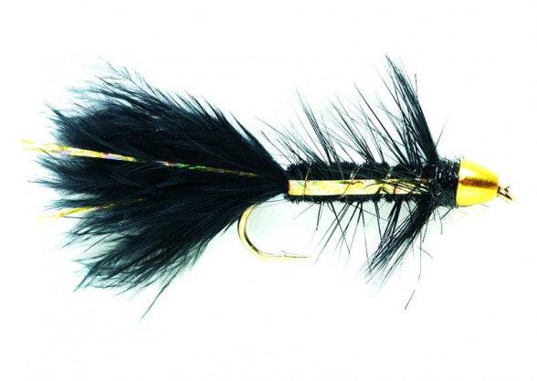 Wooly Bugger Golden Bullet Black Flash Conehead Streamer