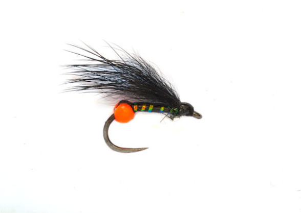 Crostons Kick Back Cormorant BL orange 12 Nassfliege barbless - Fulling Mill