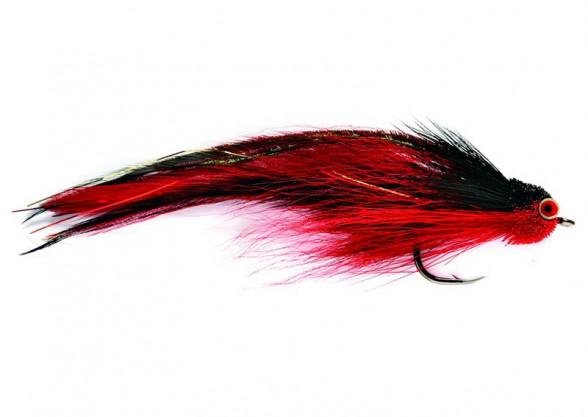 Andino Deceiver red black Streamer Salzwasser Hecht Fulling Mill 