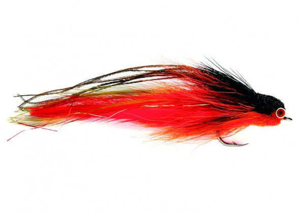 Andino Deceiver orange black Streamer Salzwasser Hecht Fulling Mill