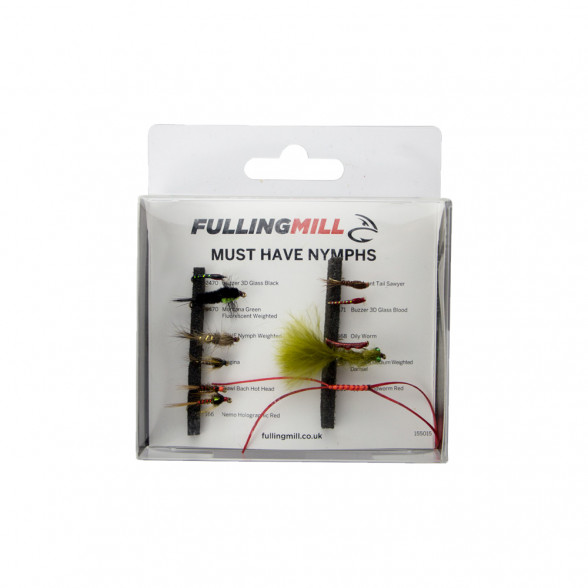 Fulling Mill Must Have Nymphs Selection Fliegenset