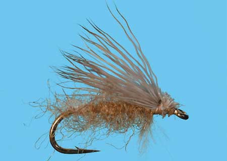 Translucent Emerger Tan Größe 14, Solitude Emerger zum Fliegenfischen auf Äschen und Forellen bei Flyfishing Europe