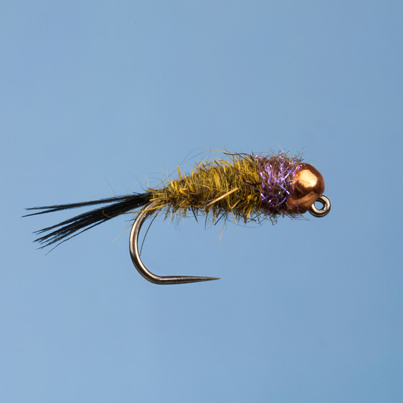 Catchy Flies CZ olive Tungsten Czech Nymph CF65