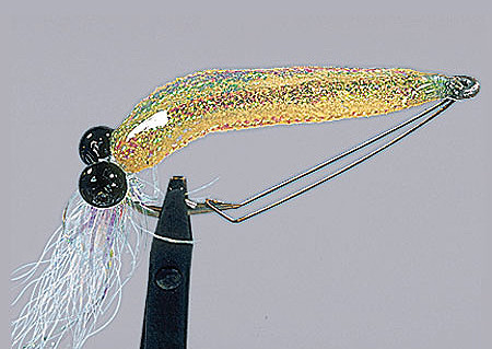 Spoonfly, Pearl 2/0, Fliege zum Fliegenfischen im Salzwasser, Salty Streamer erhältlich bei FFE