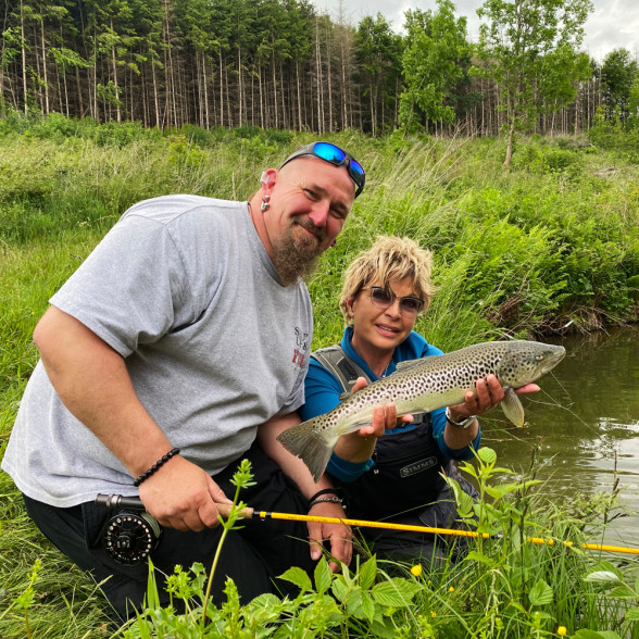 Fliegenfischen mit dem Streamer lernen Sauerland NRW