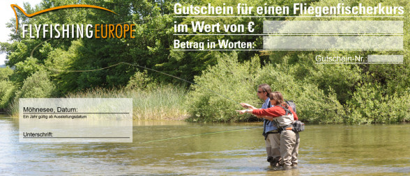 Flyfishing Europe Gutschein Nymphenkurs Fliegenfischen